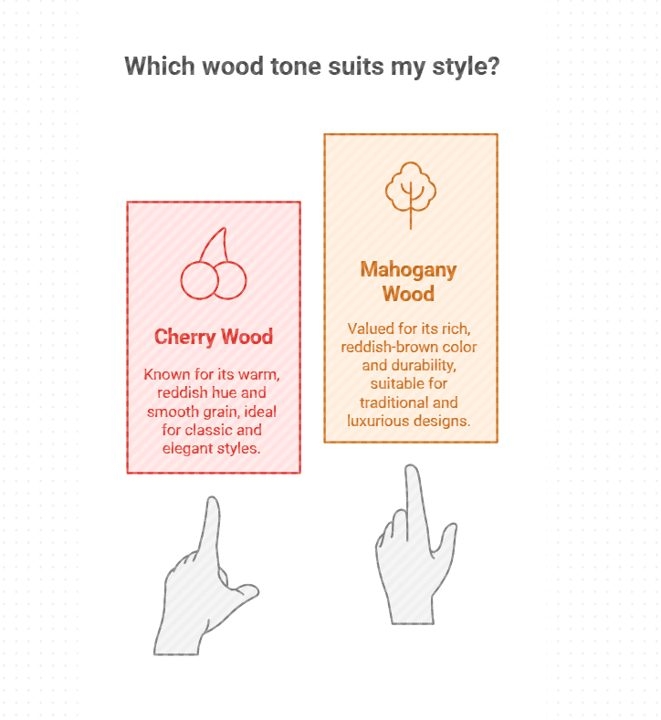 Which wood tone suits my style?