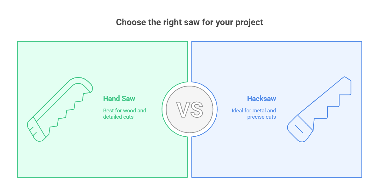 Hand Saw Vs Hacksaw