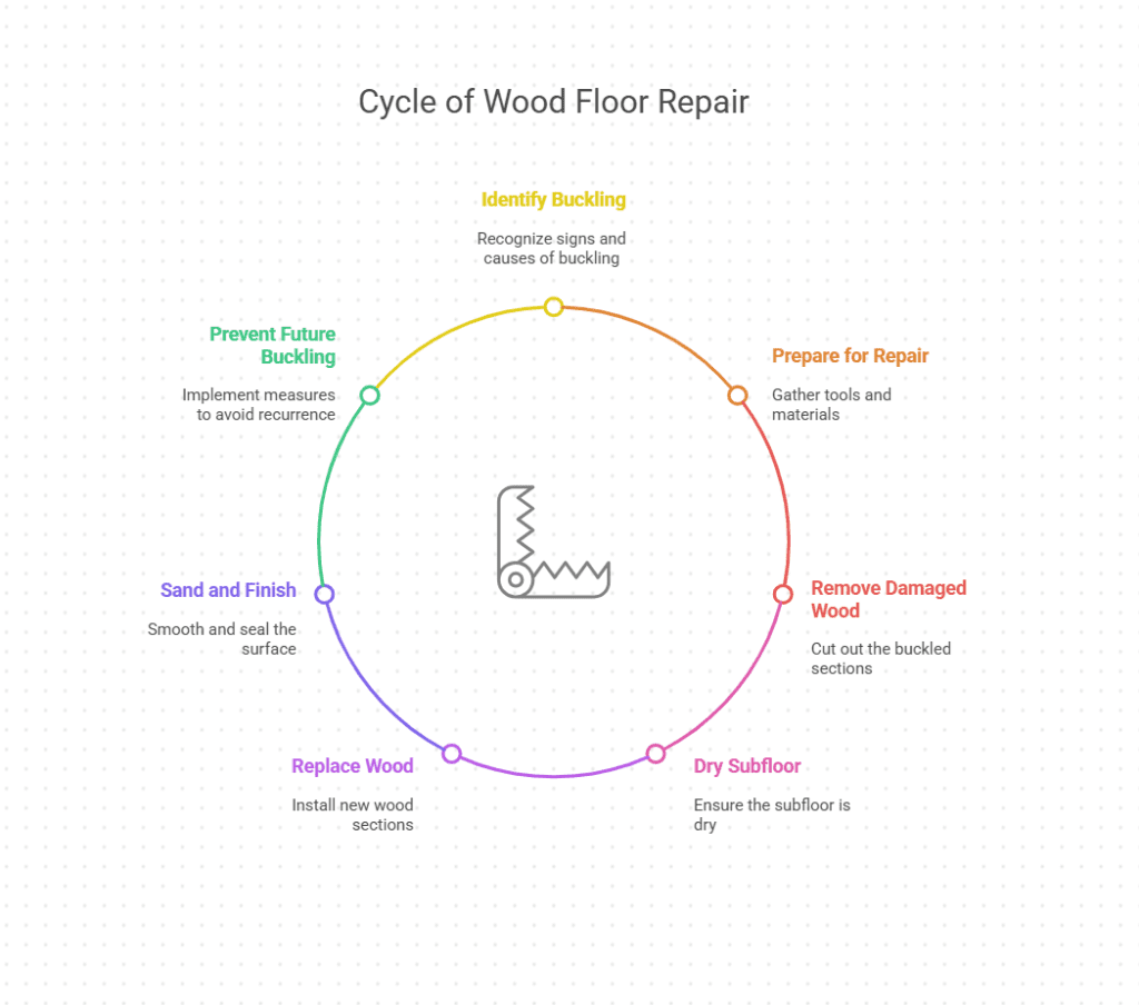 How to Fix Buckled Wood Floor: Easy DIY Guide