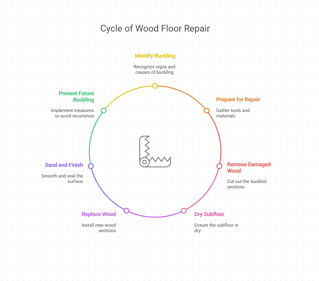 How to Fix Buckled Wood Floor: Easy DIY Guide