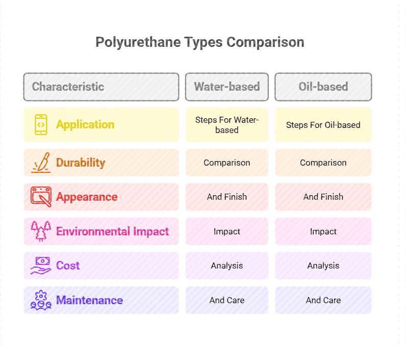 Water Vs Oil Based Polyurethane for Table