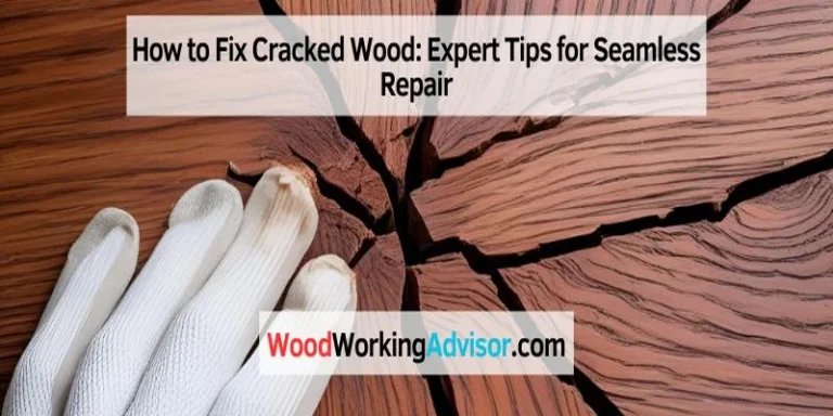 Cracked wood grain surface close-up