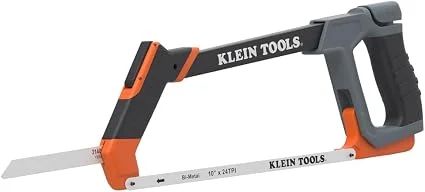 Klein Tools high tension hacksaw with heavy duty frame