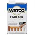 Watco Teak Oil Wood Finish quart bottle