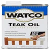 Watco Teak Oil Wood Finish quart bottle