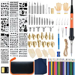 Ninonly 130-Piece Wood Burning Tool Kit