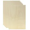 Pack of unfinished basswood practice boards for pyrography and wood burning