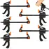 5-Pack 4 inch bar clamps for woodworking