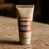 Stainable carpenter's wood filler tube