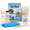 Re-Rot wood rot repair kit with epoxy resin, hardener, wood flour filler and gloves