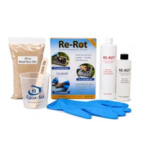 Re-Rot Wood Repair Kit, 48 oz Epoxy with Wood Filler & Tools