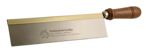 Two Cherries 10-inch brass back dovetail saw