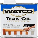 Watco Teak Oil Finish quart can for exterior wood doors