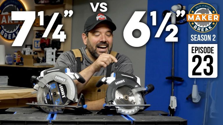 6 1/2 Circular Saw Vs 7 1/4
