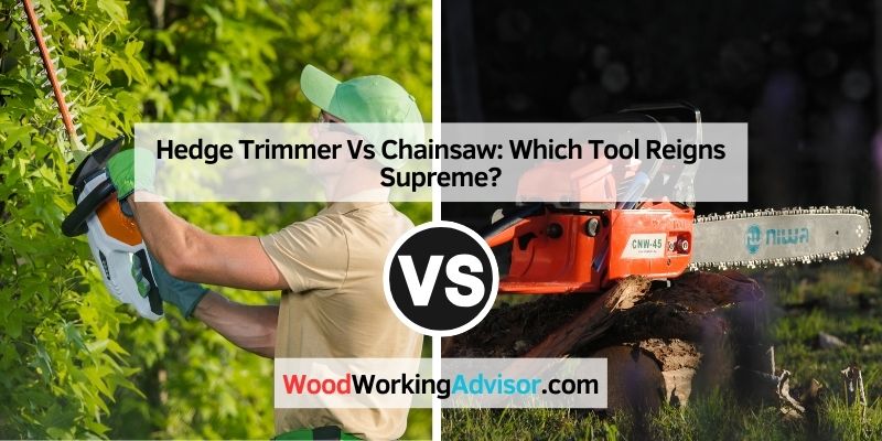 Hedge Trimmer Vs Chainsaw