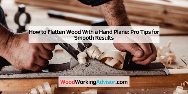 How to Flatten Wood With a Hand Plane