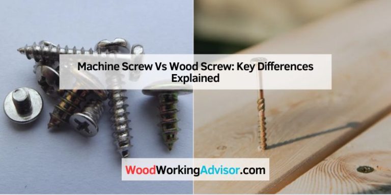 Machine Screw Vs Wood Screw