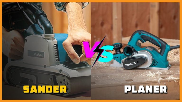 Belt Sander Vs Planer