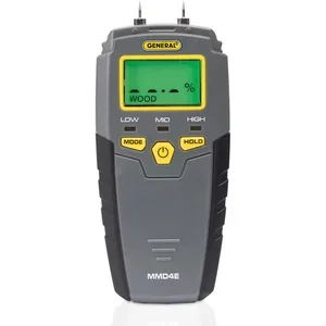 General Tools MMD4E pinless moisture meter for checking wood and walls for elevated moisture
