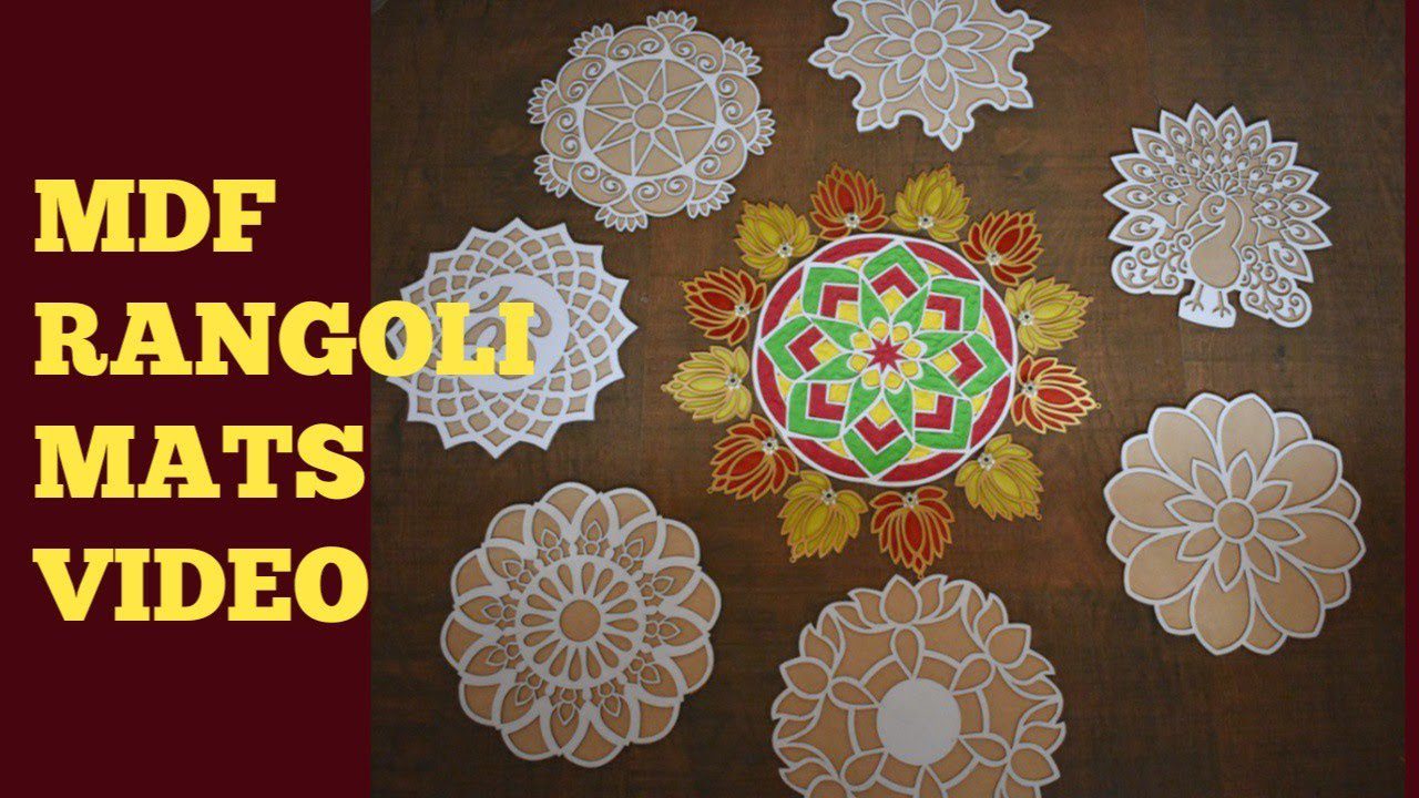 How to Use Mdf Rangoli