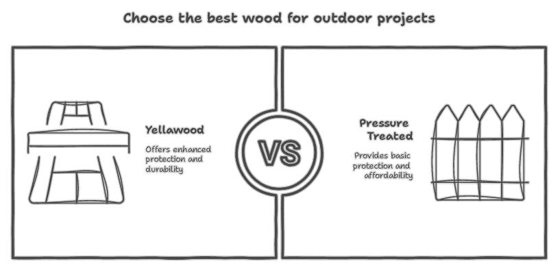 Choose the best wood for outdoor projects