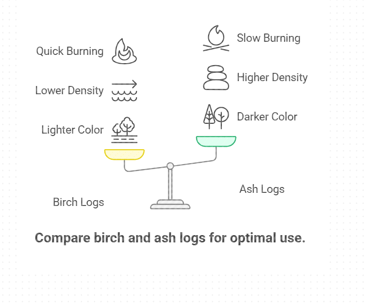 Difference between Birch And Ash Logs: A Detailed Guide