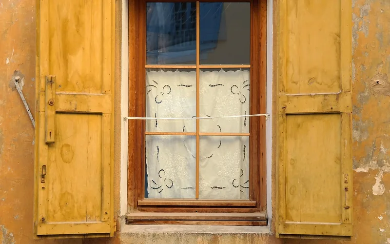 Open window providing ventilation to help clear MDF odor from a room Open window providing ventilation to help clear MDF odor from a room