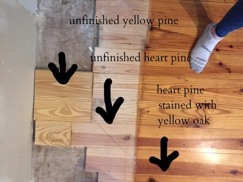 Light pine hardwood flooring installed in a cozy living room