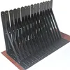 heavy duty black metal L shelf brackets 12 inch by 8 inch pack of 12