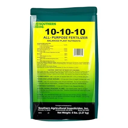 Southern Ag 10-10-10 all purpose granular fertilizer bag