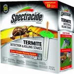 Spectracide Terminate Termite Detection and Killing Stakes, 15 count box