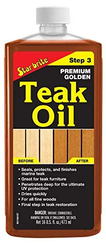 Star Brite Premium Golden Teak Oil bottle