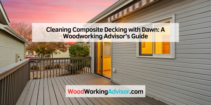 Cleaning Composite Decking with Dawn