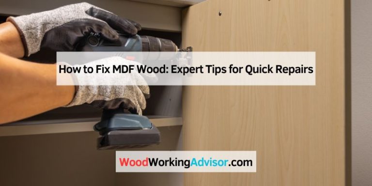 How to Fix MDF Wood