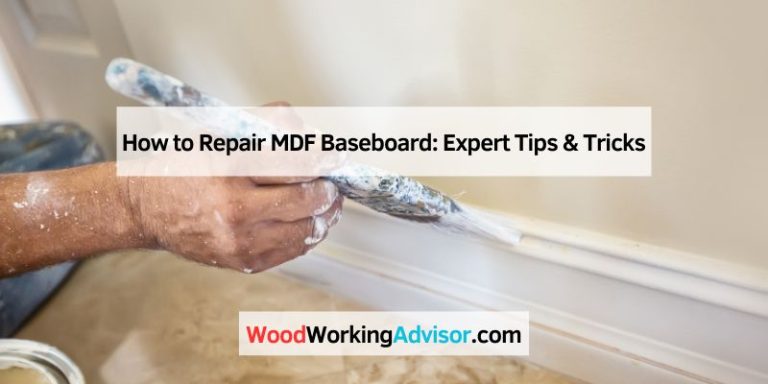 How to Repair MDF Baseboard
