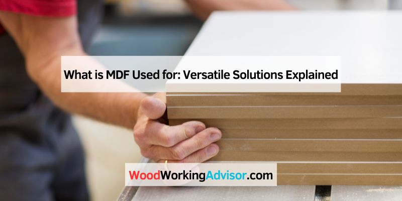 What is MDF Used for