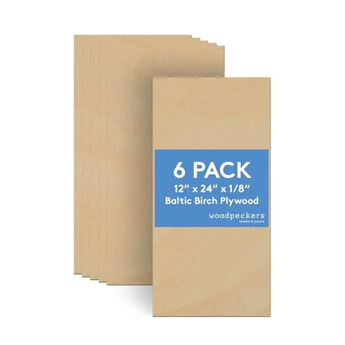 Baltic birch plywood craft sheets