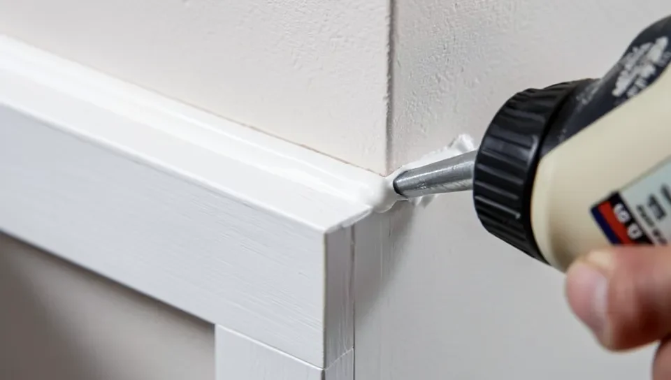 Caulking the seam between primed MDF trim and the wall