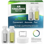 Air formaldehyde test kit for home indoor air quality screening