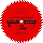 Freud LU97R010 10 inch 80 tooth double sided laminate and melamine saw blade