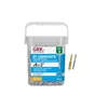 GRK RT Composite #8 x 2 inch stainless steel trim head screws, 600 count tub