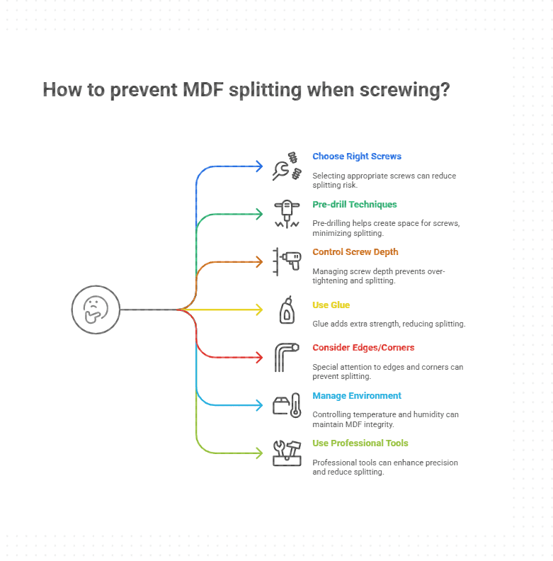 How to Stop Mdf Splitting When Screwing