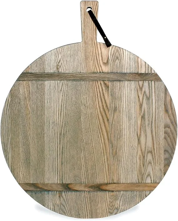 J.K. Adams ash wood round cutting and serving board
