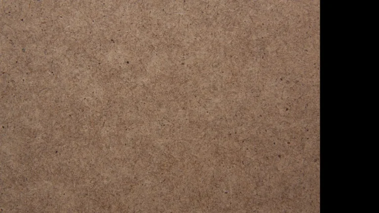 Smooth grain-free surface of a medium-density fiberboard panel