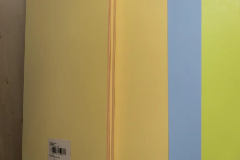 Stack of MDF boards in different colors and finishes
