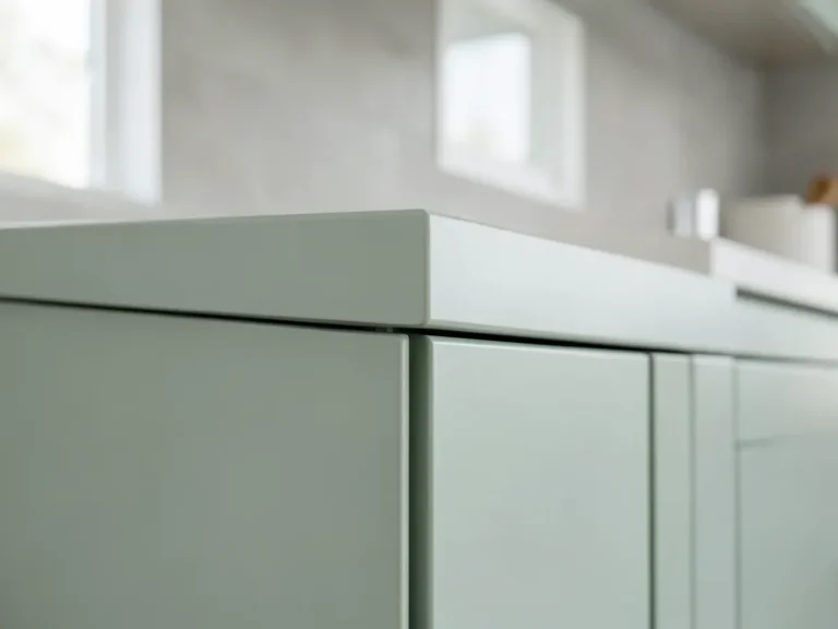 Smooth painted MDF kitchen cabinet doors