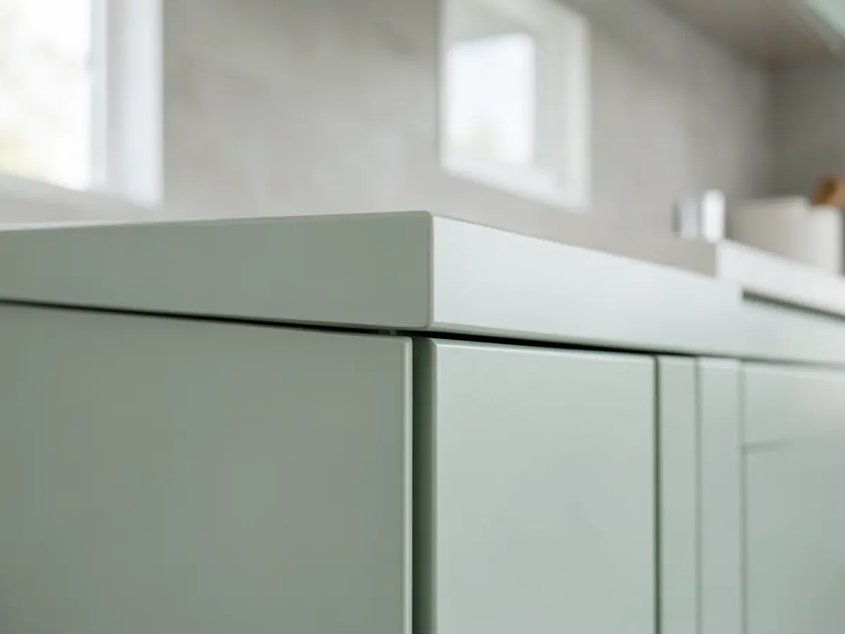 Smooth painted MDF kitchen cabinet doors