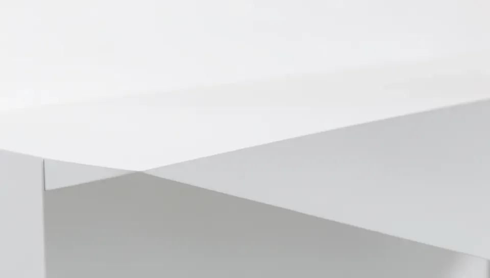A smooth, even emulsion finish on painted MDF