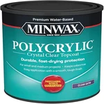 Minwax Polycrylic clear satin protective finish, 1 quart can
