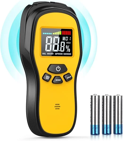 Pinless digital wood moisture meter
